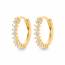 Boucles d'oreilles femme plaqué or Sardya créoles mini
