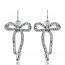 Boucles d'oreilles noeuds étincelants mini