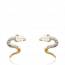 Boucles d'oreilles oasis serpenté mini