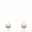 Boucles d'oreilles perle beige majorque 1 mini
