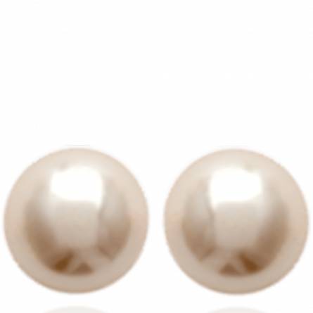 Boucles d'oreilles perle d'imitation infime 8mm