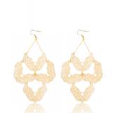 Boucles d'oreilles triangle d'or