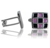 Boutons de manchettes Black'n Pink