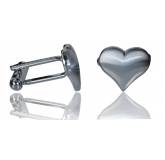 Boutons de manchettes heart