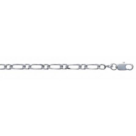 Bracciale argento Argent maille figaro 1-1 3mm figaro