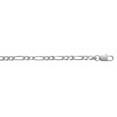 Bracciale argento Argent maille figaro 1-2 3mm figaro
