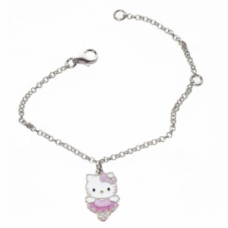 Bracciale bambino acciaio Star Bright rosa