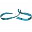 Bracciale bresiliano tessuto Senhor do Bomfim Turquoise blu mini