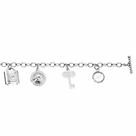 Bracciale donna acciaio Providenza arrotondato ovale