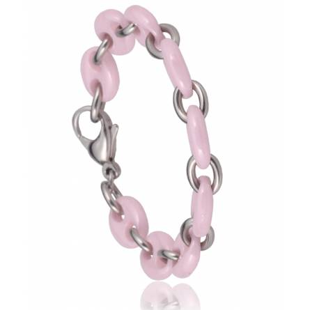 Bracciale donna ceramica Tenderly rosa