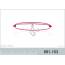 Bracciale donna filo cordone Colombe cuore rosa 2