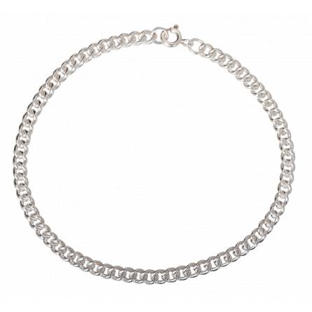 Bracciale donna metallo argentato Gentianne