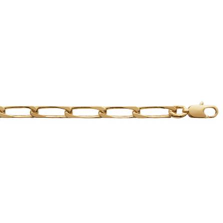 Bracciale donna placato in oro 3mm cavallo