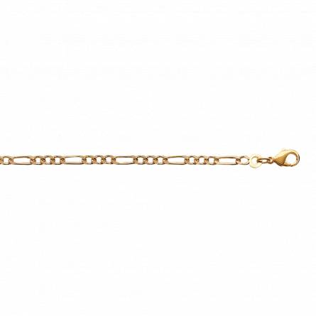 Bracciale donna placato in oro figaro
