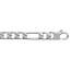 Bracciale uomo argento Argent maille figaro 1-3 10mm figaro mini