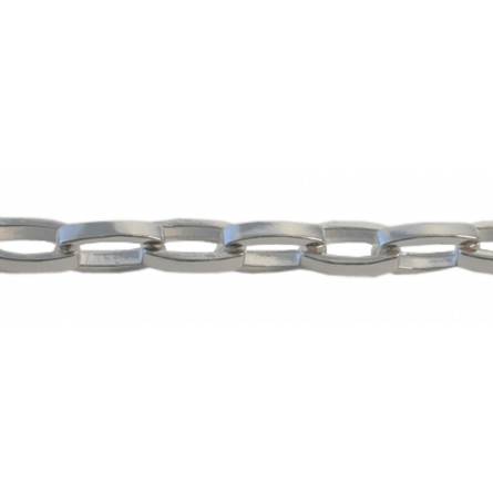 Bracciale uomo argento ovale