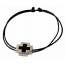 Bracciale uomo argento Pacôme nero mini