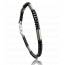 Bracciale uomo argento Sequentiel  nero mini