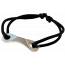 Bracciale uomo argento Trappeur  nero mini