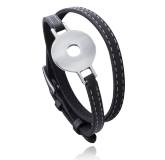 Bracelet Acier Cuir Arrow