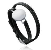 Bracelet Acier Cuir Caleb
