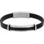 Bracelet acier et cuir Denor mini