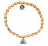 Bracelet ambre buddha sérénité