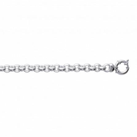 Bracelet argent Carrat jaseron