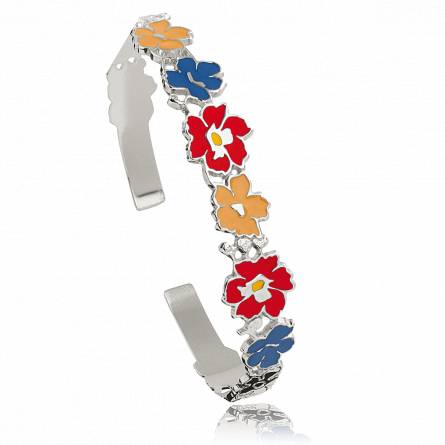 Bracelet argent Kenzo fleurs Imisshy