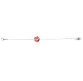 Bracelet Argent Ligne Jap Flower