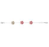 Bracelet Argent Ligne Poppy Fleurs