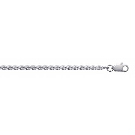 Bracelet argent maille corde 3mm