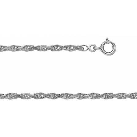 Bracelet argent maille corde