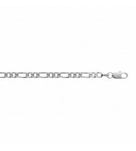 Bracelet argent maille figaro 1-2 4mm