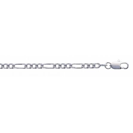 Bracelet argent maille figaro 1-3 3mm