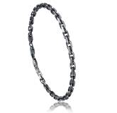 Bracelet argent Vieilli Gun
