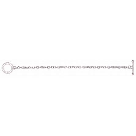 bracelet-charm-s donna argento Club grigio