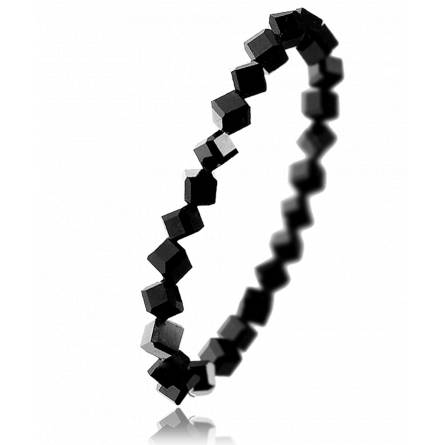 bracelet-charm-s femei oțel Yulika negru