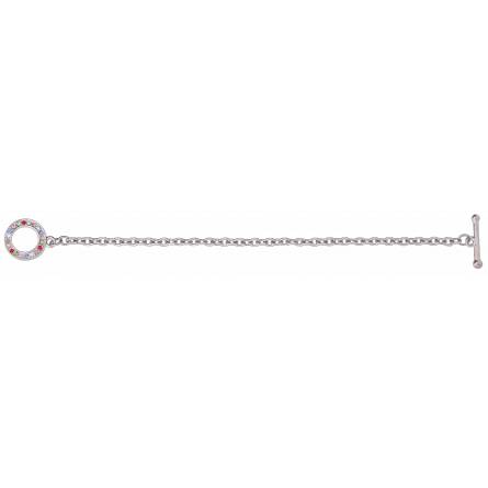 bracelet-charm-s mujer acero Diamantine multicolor