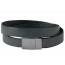 Bracelet cuir plat double gris Tancelin mini