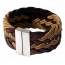 bracelet-de-force heren hennep Gladiateur roodbruin mini