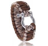 Bracelet de survie beige marron Chalom