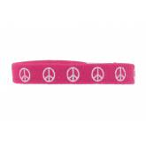 Bracelet elastique peace rose