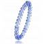 Bracelet en cristal bleu biseauté Zakia mini