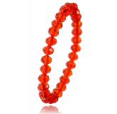 Bracelet en cristal rouge biseauté Zaola