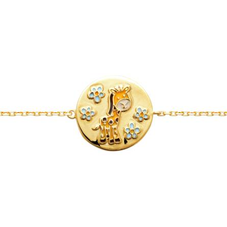 Bracelet enfant plaqué or Jaumiere ronde