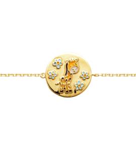 Bracelet enfant plaqué or Jaumiere ronde