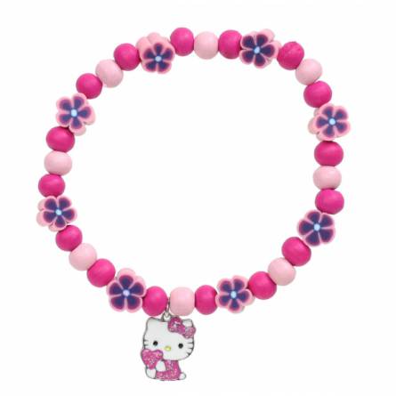 Bracelet Fantasy Hello Kitty fushia Teiva