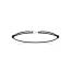 Bracelet femme argent Abry infini noir 2