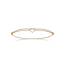 Bracelet femme argent Haojun coeur beige mini